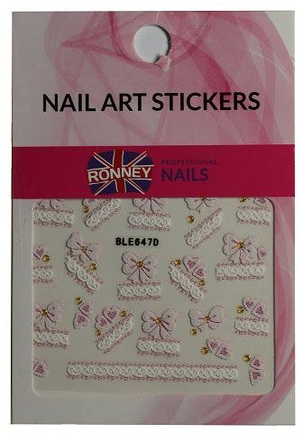 

Наклейки для ногтей RONNEY - NAILART STICKERS RN 123