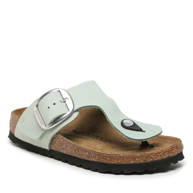 

Шлепанцы Birkenstock GizehBig Buckle, зеленый