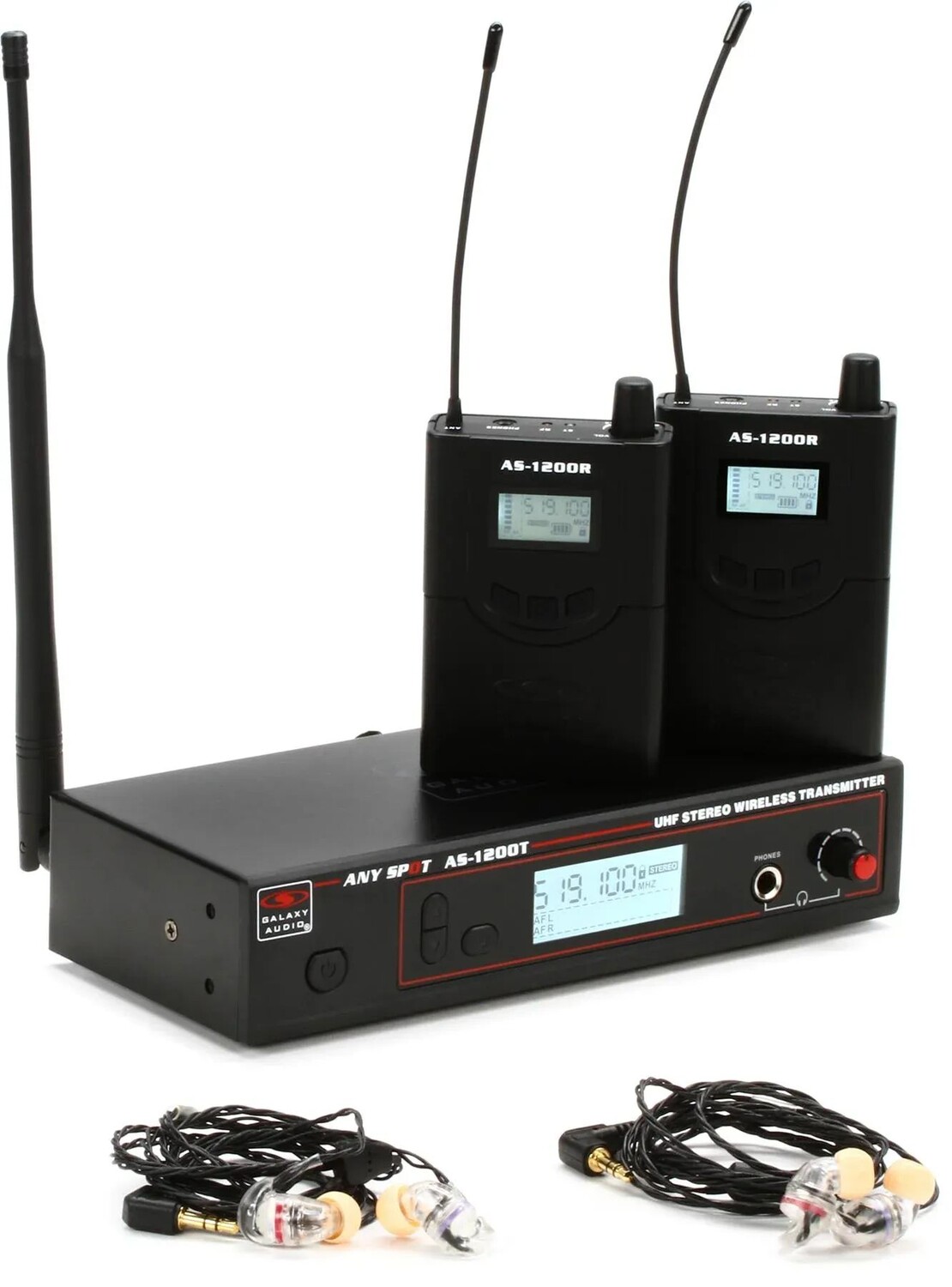

Беспроводная система внутриканального мониторинга Galaxy Audio AS-1206-2N — диапазон N