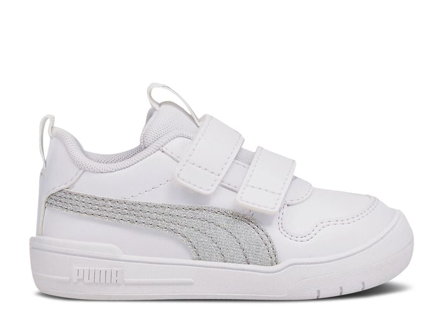 

Кроссовки Puma Multiflex Toddler, цвет Glitz Formstrip White Silver