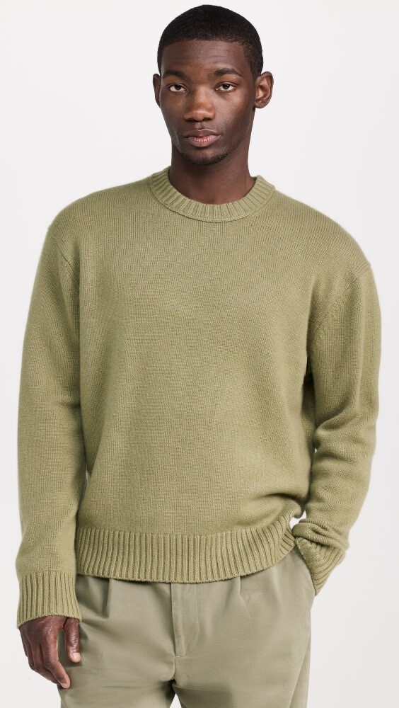

Свитер FRAME Cashmere Crew Neck, хаки