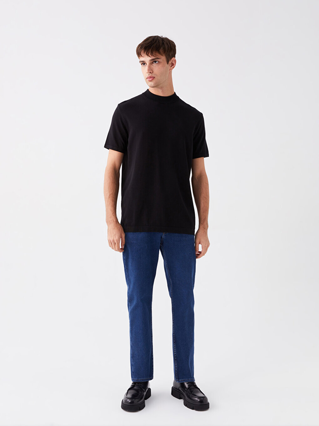 

790 Мужские джинсовые брюки удобного кроя LCW Jeans, среднее индиго родео