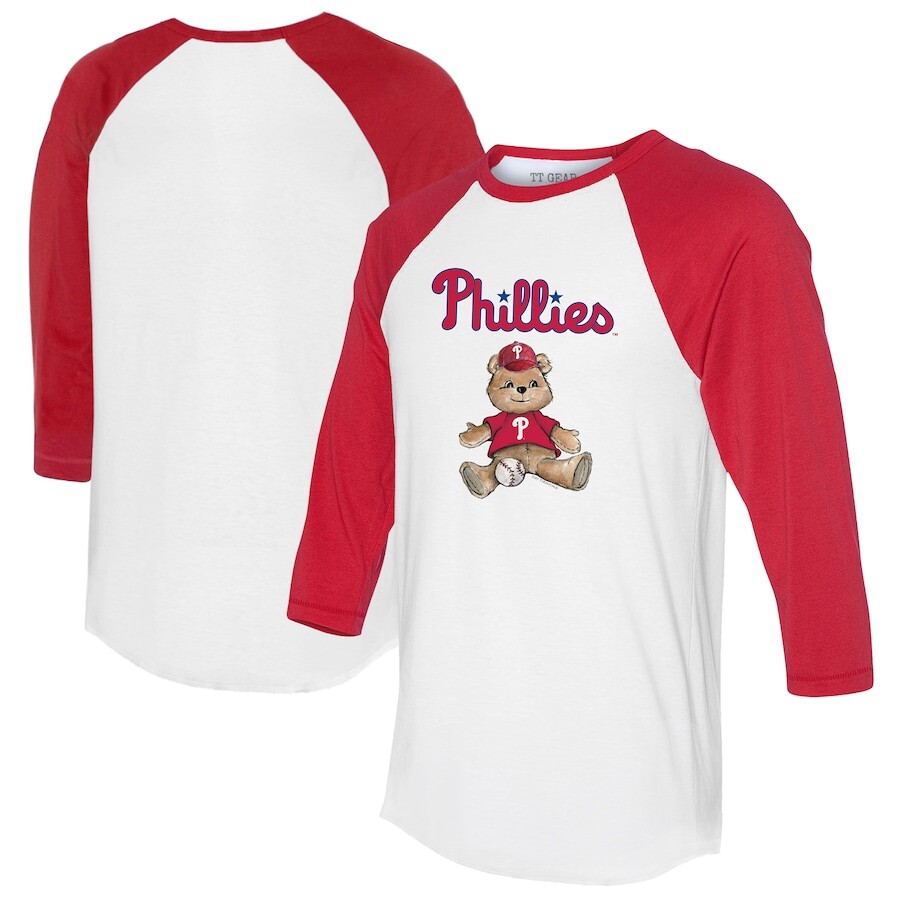 

Футболка с длинным рукавом Tiny Turnip Philadelphia Phillies, белый