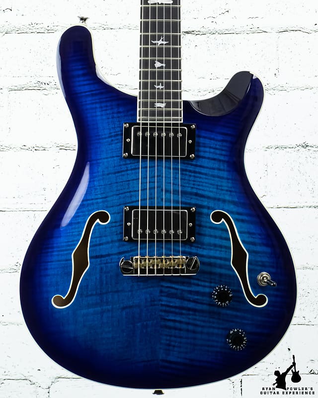 

Электрогитара PRS SE Hollowbody II Faded Blue Burst W / Case