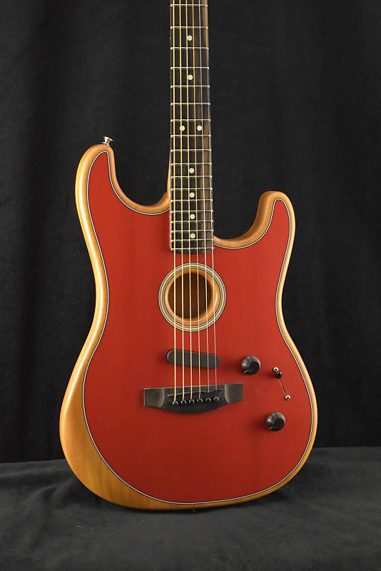 Акустическая гитара Fender American Acoustasonic Stratocaster Dakota Red