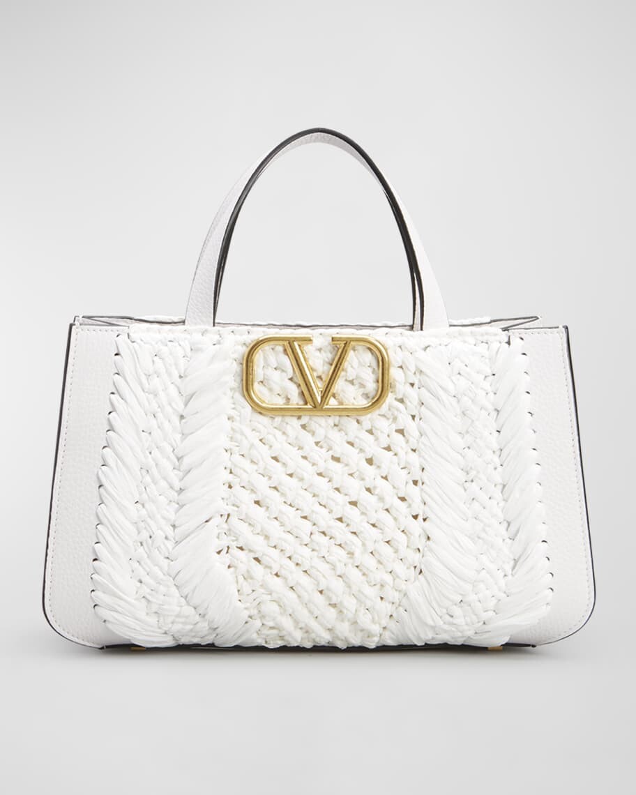 

Маленькая сумка VLOGO из рафии с ручкой сверху Valentino Garavani