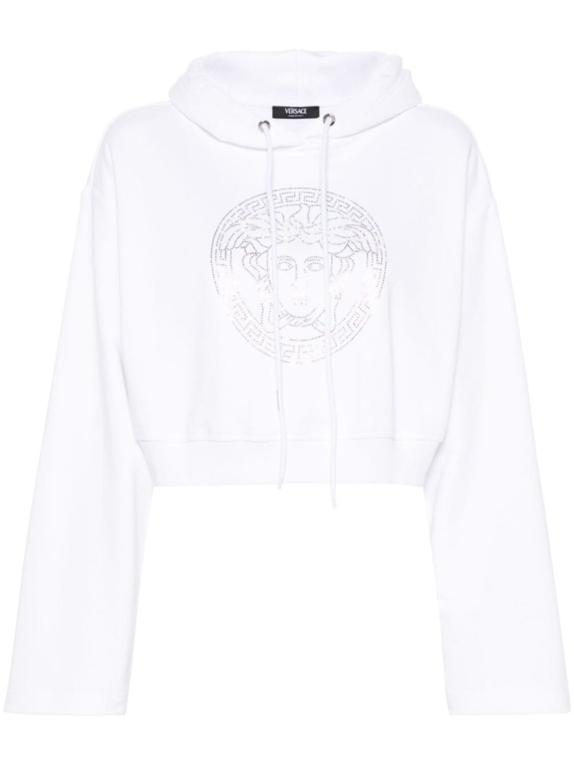

Versace худи с декором Medusa, белый