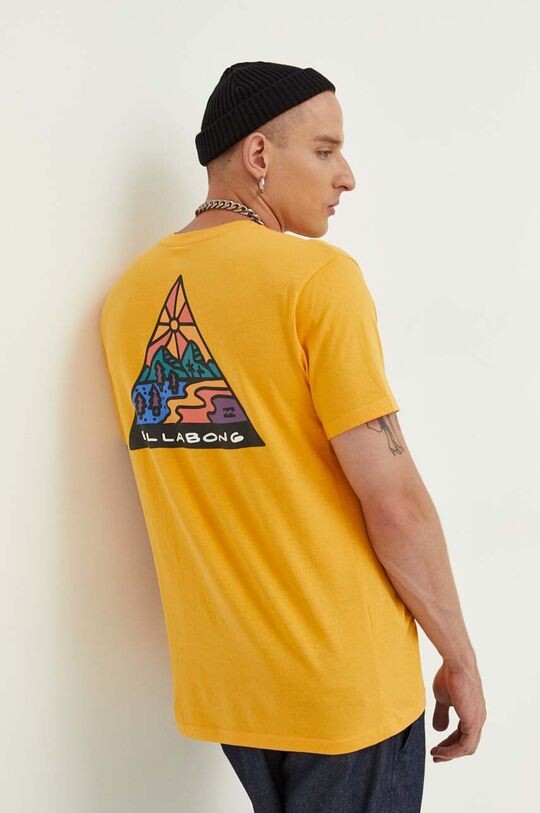 

Футболка из хлопка Billabong, желтый