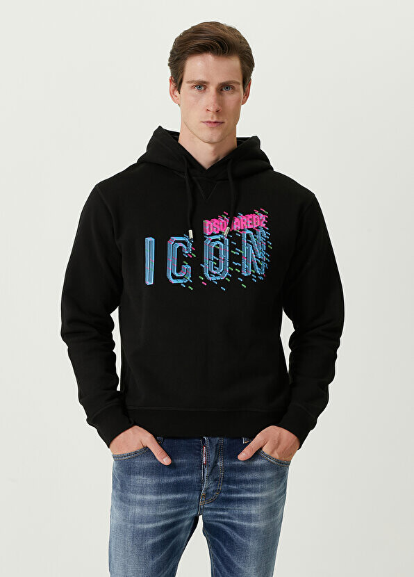 

Толстовка с капюшоном стандартного кроя pixeled icon cool Dsquared2
