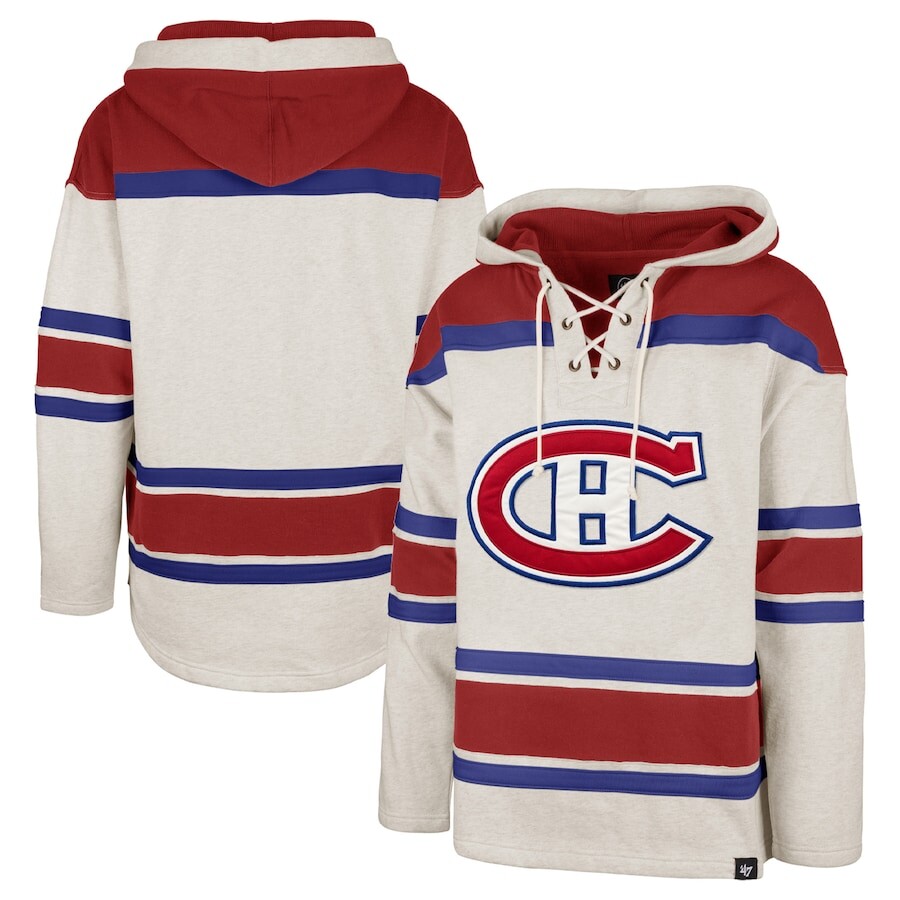 

Пуловер с капюшоном 47 Montreal Canadiens, серый