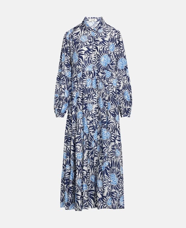 

Длинное платье Diane von Furstenberg, синий