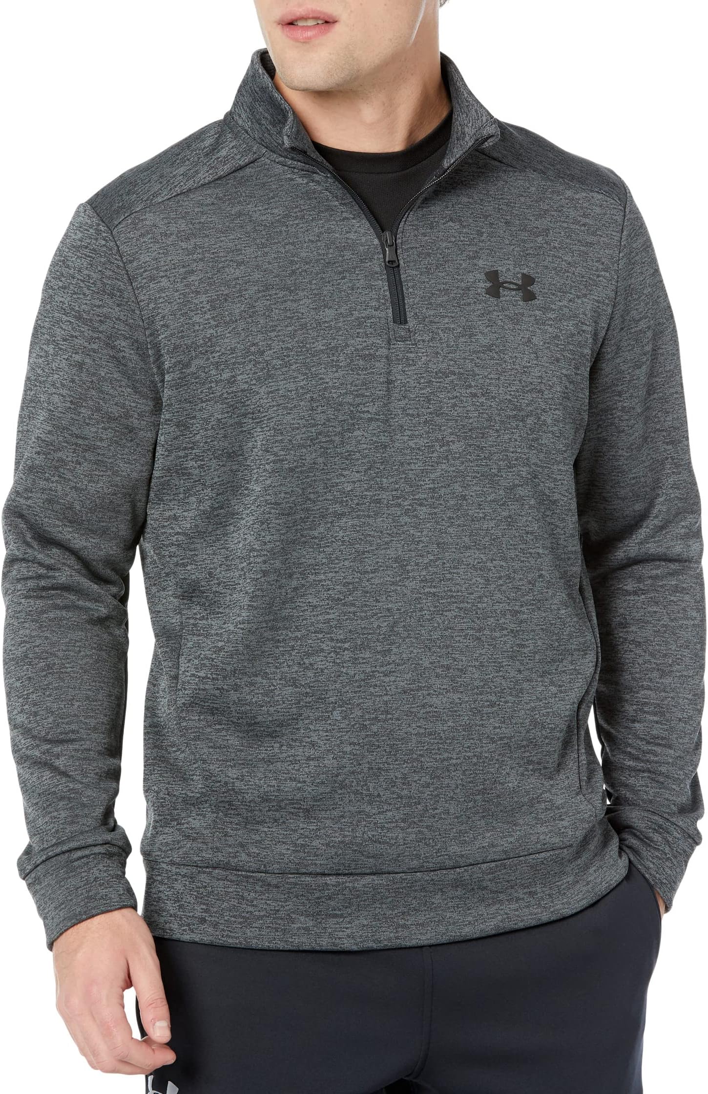 

Толстовка Armour Fleece 1/4 Zip Under Armour, цвет Pitch Gray/Black