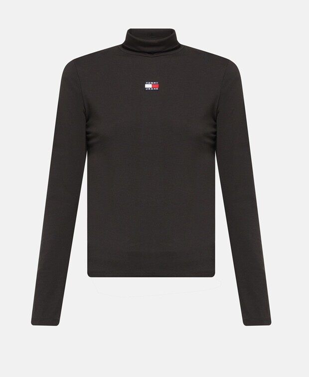 

Топ с длинными рукавами Tommy Hilfiger, черный