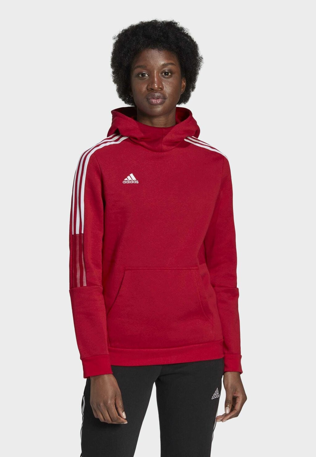 

Толстовка с капюшоном Adidas, красный