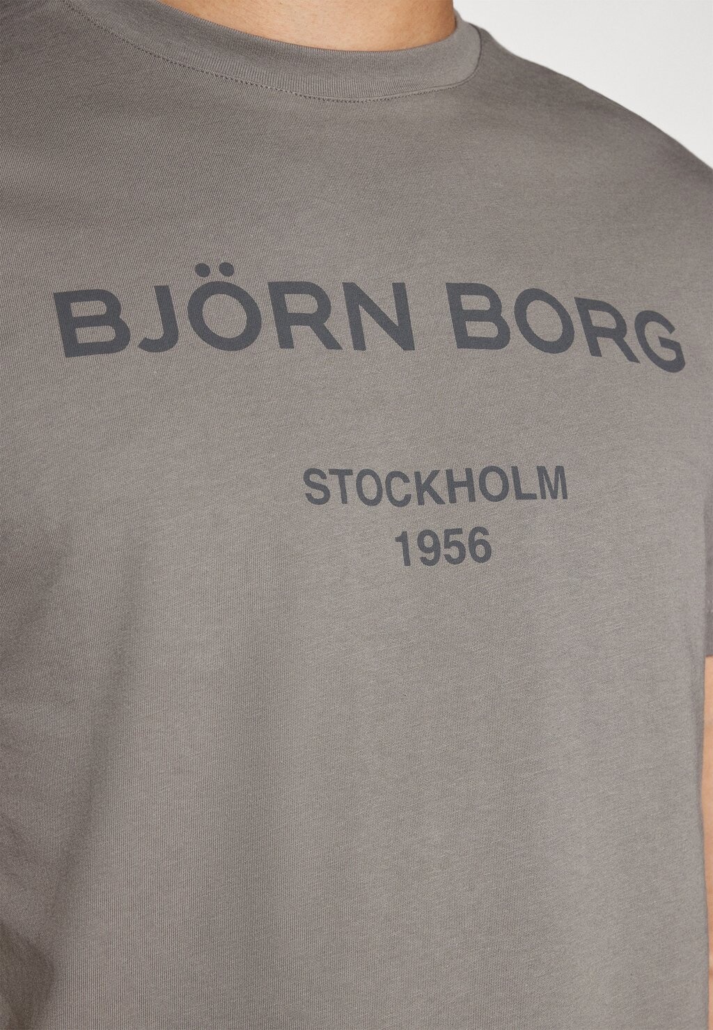 

Футболка с принтом Logo Björn Borg, угольно-серая