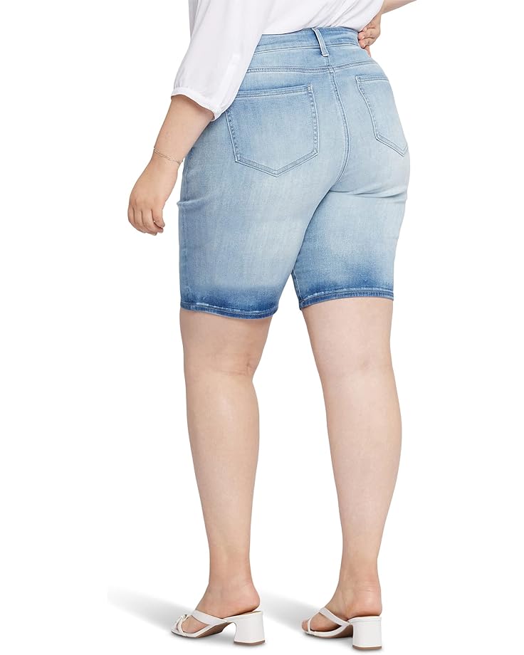 Шорты NYDJ Plus Size Briella Shorts in New Wave, цвет New Wave цена и фото