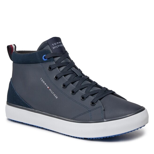 Кроссовки Tommy Hilfiger ThHi Vulc, темно-синий кроссовки tommy hilfiger thhi vulc белый