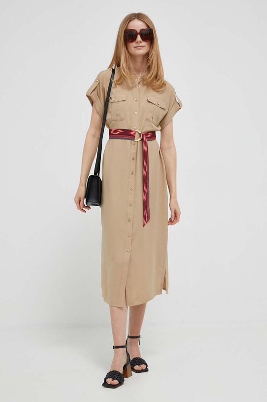 

Платье Лорен Ральф Лорен Lauren Ralph Lauren, бежевый