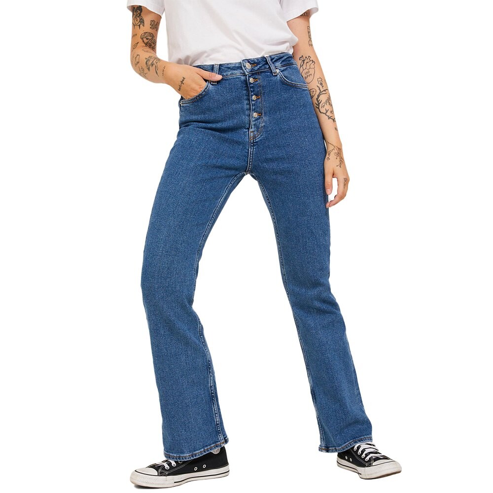 

Джинсы Jack & Jones Abbie Bootcut High Waist, синий