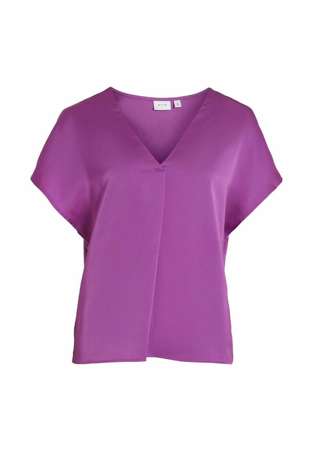 

NOOS Viellette V-Neck S S VILA, Футболка с принтом орхидея каттлея