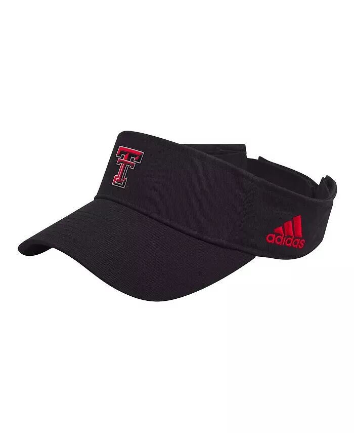 

Мужская черная бейсболка Texas Tech Red Raiders с регулируемым козырьком для раздевалки команды Adidas, черный