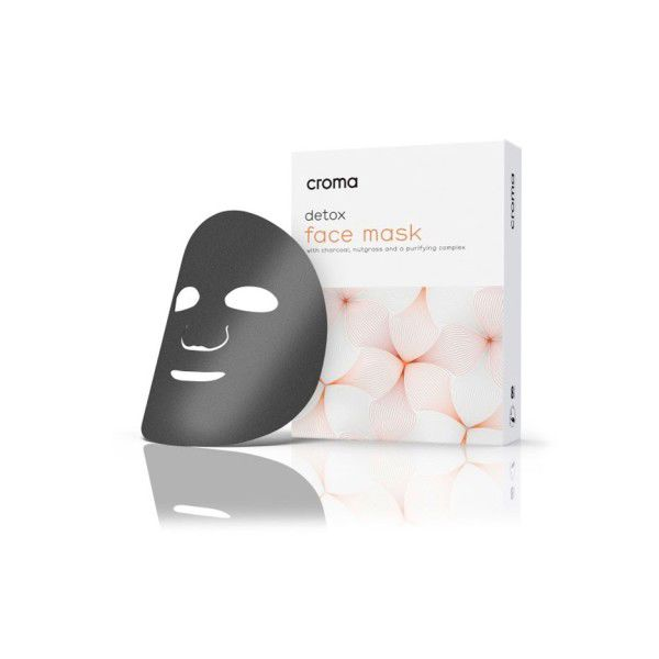 панкратов п и маски для лица Маска для лица Mascarilla purificante de carbón activado con efecto detox Croma, 8 шт