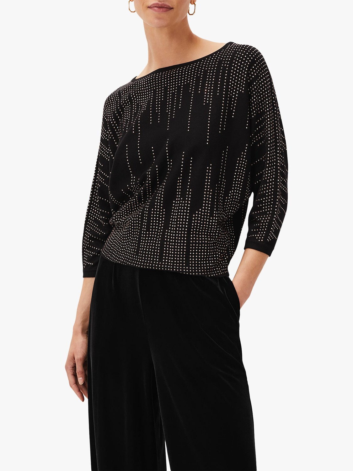 

Джемпер с украшением Phase Eight Sophian, черный