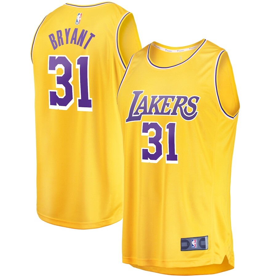 

Джерси Fanatics Branded Los Angeles Lakers, золотой
