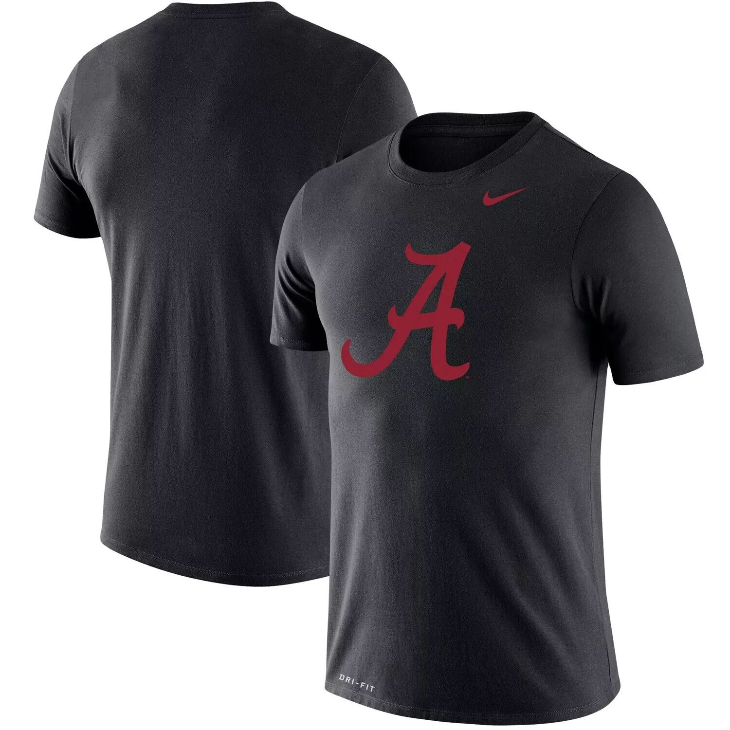 

Мужская черная футболка Nike Alabama Crimson Tide School с логотипом Legend Performance, Черный