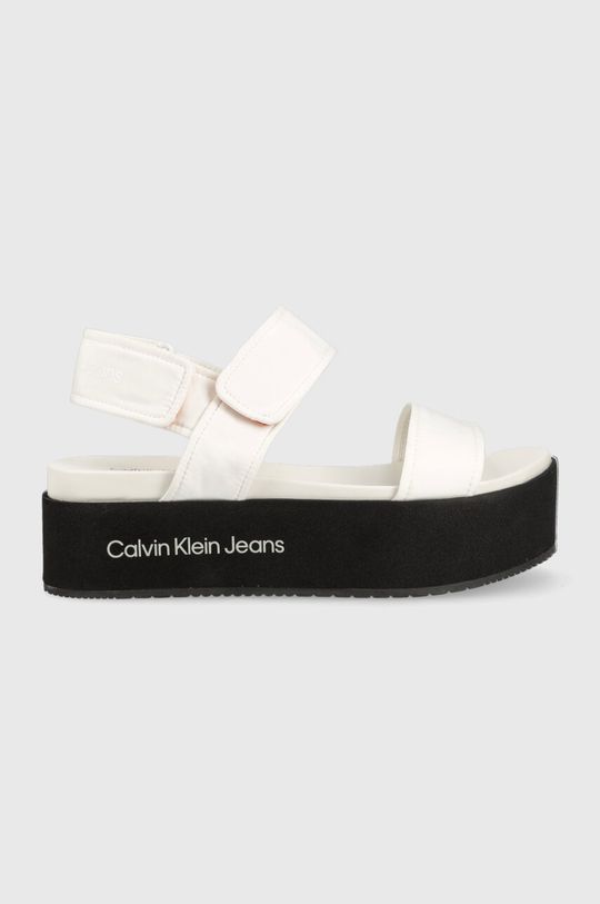 

Сандалии FLATFORM SANDAL SOFTNY Calvin Klein Jeans, белый