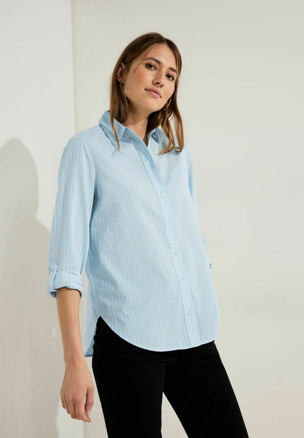 Блузка-рубашка LANGE STREIFEN Cecil, цвет blau