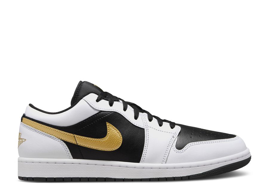 

Кроссовки Air Jordan Jordan 1 Low, цвет Gold Swoosh