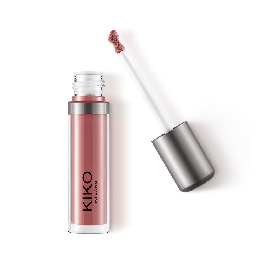 Матовая жидкая помада 08 универсальная лиловая Kiko Milano Lasting Matte Veil Liquid Lip Colour, 4 мл