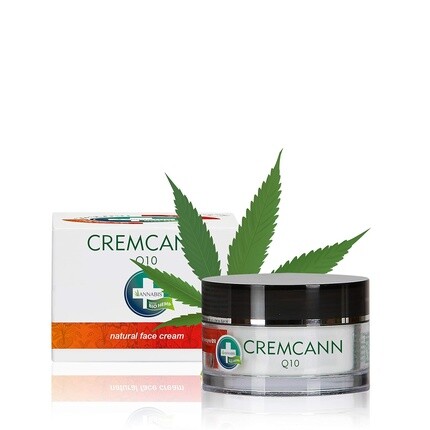 

Annabis CREMCANN Q10 Полностью натуральный увлажняющий крем для лица для чувствительной кожи с органической коноплей и коэнзимом Q10, 1,7 унции
