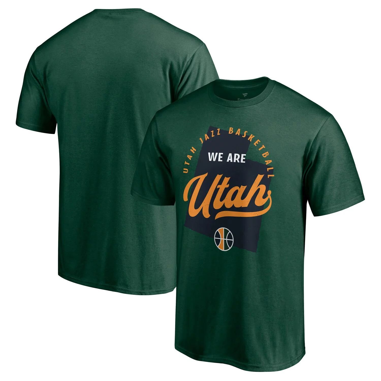 

Мужская зеленая футболка с логотипом Fanatics Utah Jazz We Are Utah Hometown Collection