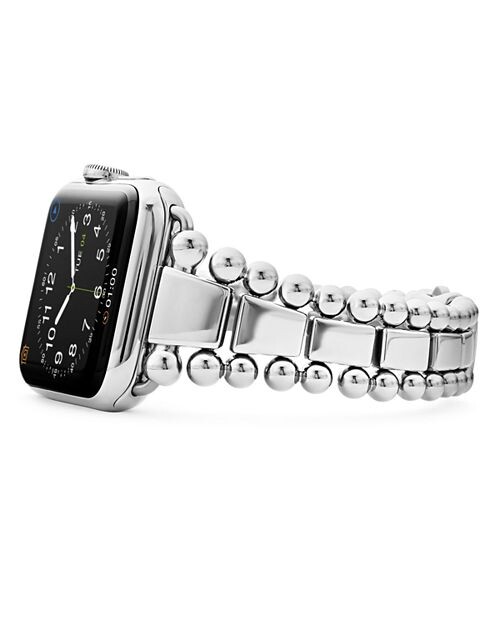

Браслет для часов Apple Smart Caviar из нержавеющей стали, 42–44 мм LAGOS, цвет Silver