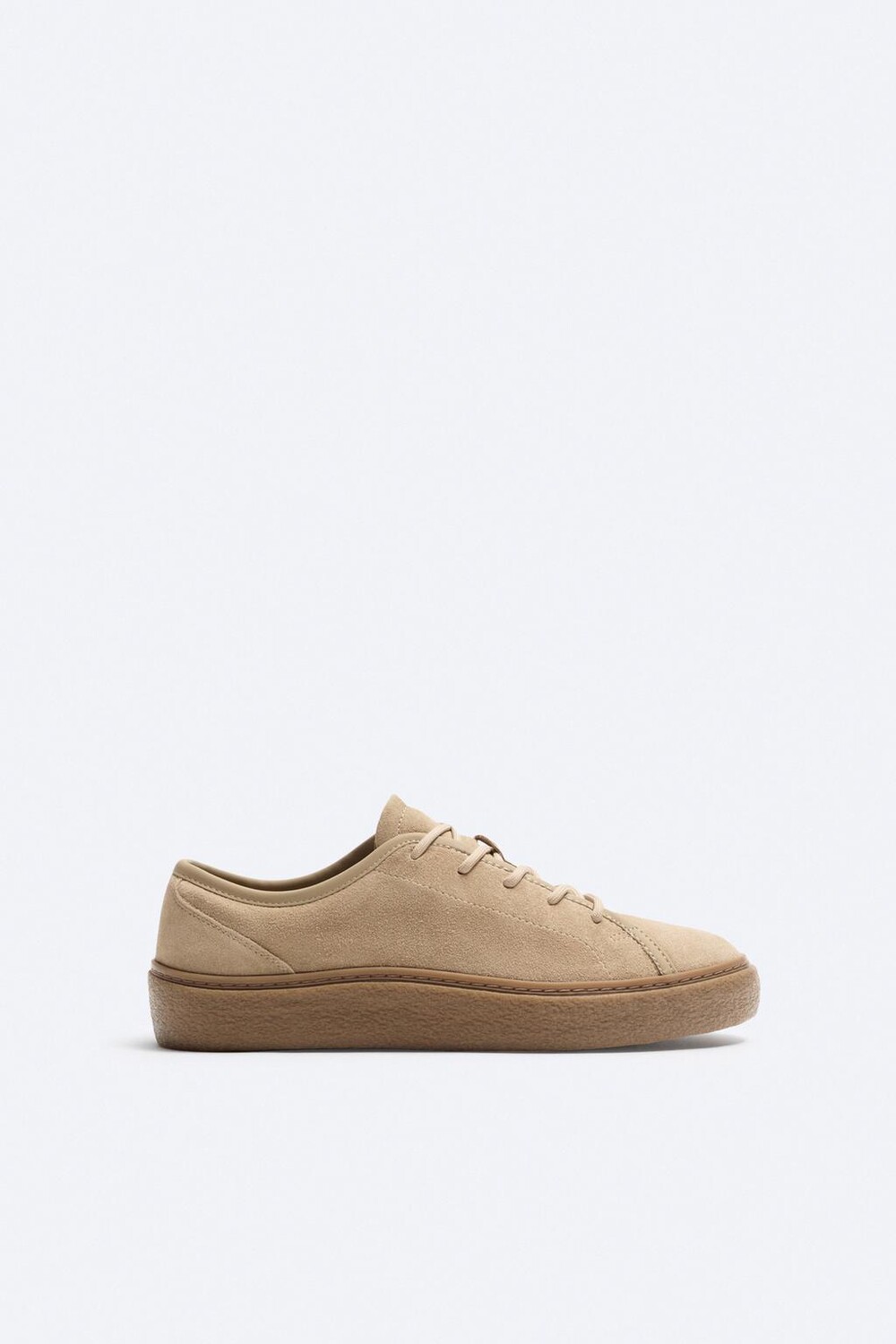 

Кроссовки из замши ZARA, песочный/коричневый