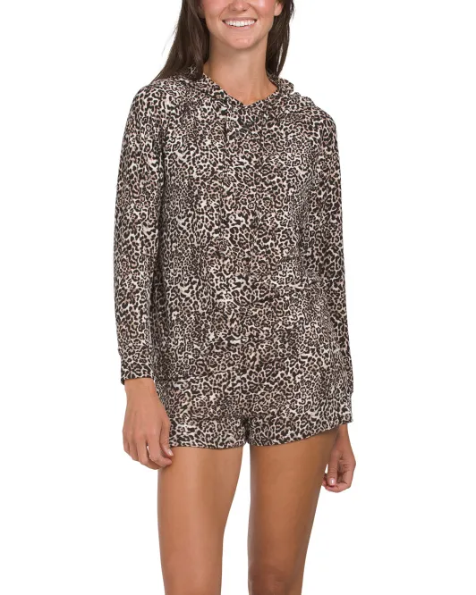 

Короткий комплект с капюшоном Mila Tart, цвет Leopard