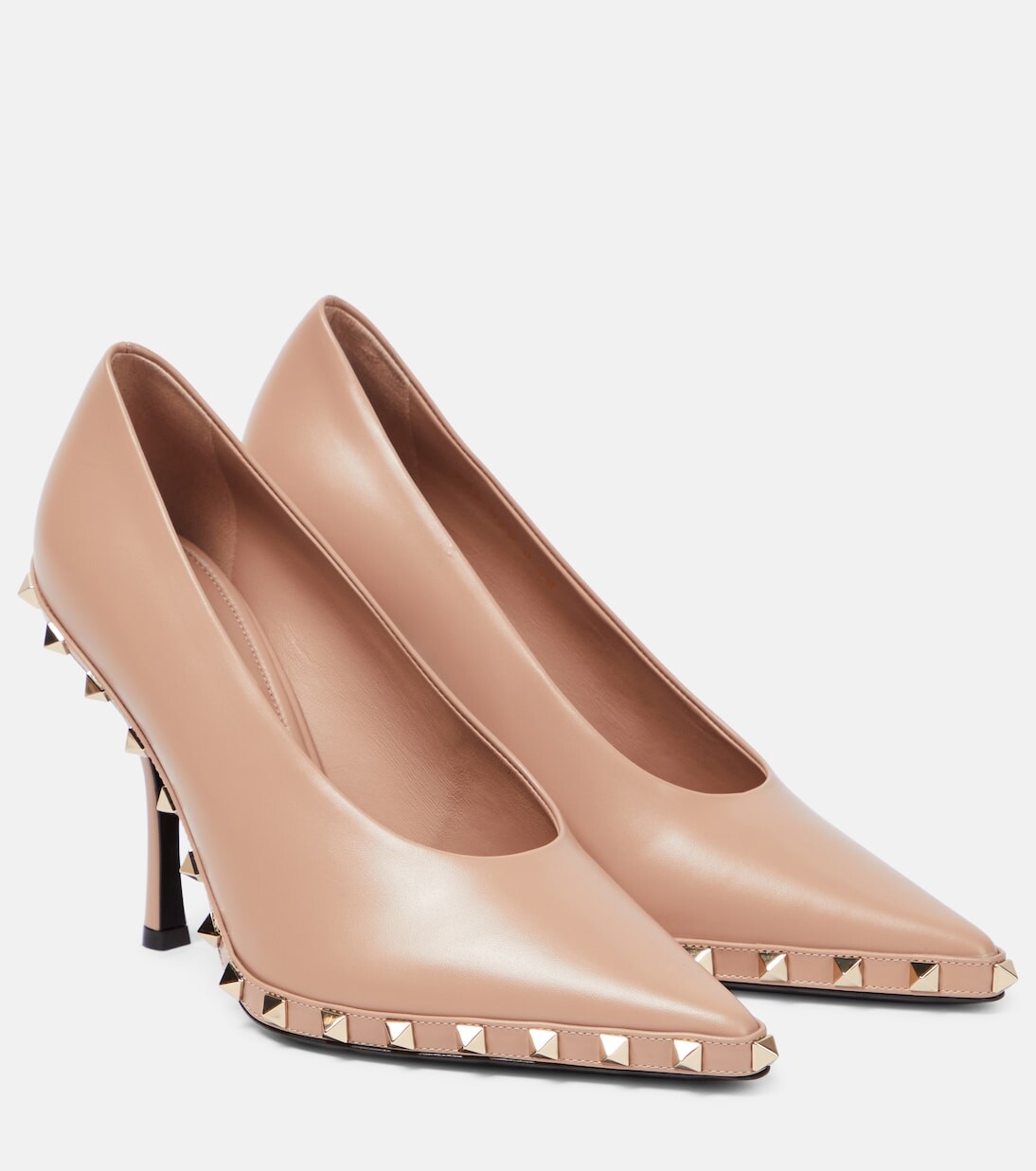 

Туфли rockstud с декором Valentino Garavani, нейтральный