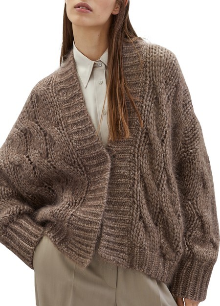 

Кардиган из шерсти и мохера Brunello Cucinelli