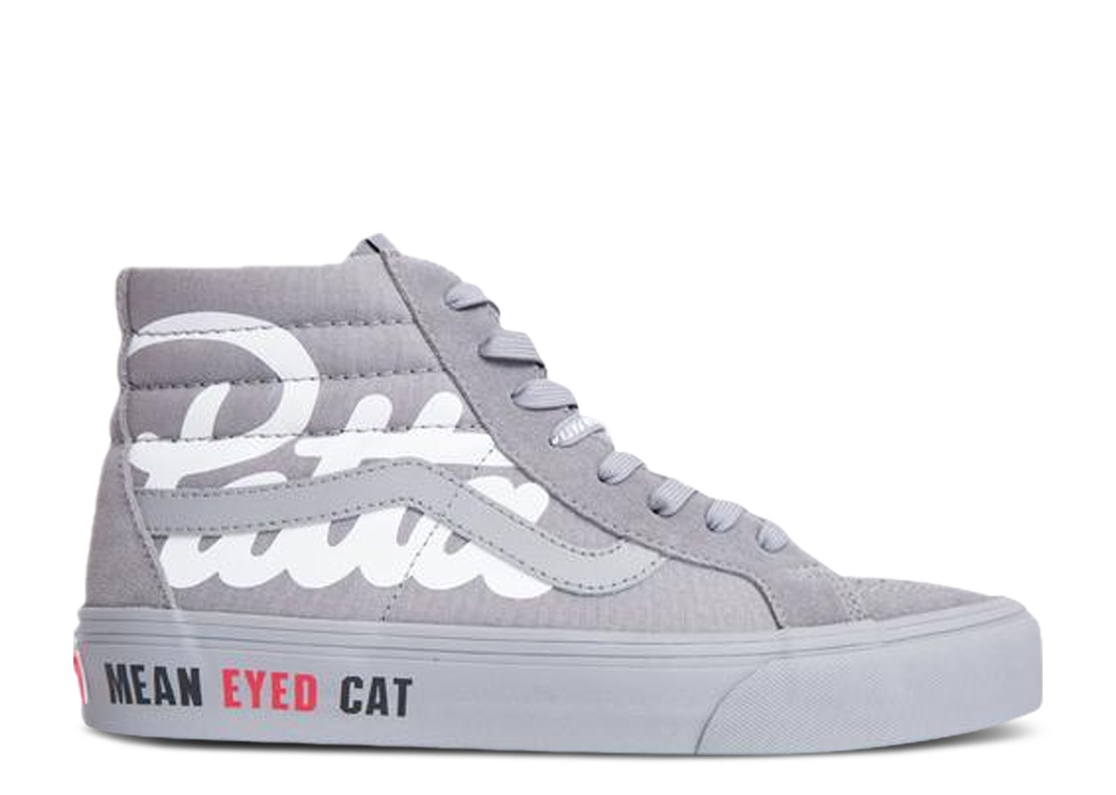 Кроссовки Vans Patta X Vault Sk8-Hi Reissue Vlt Lx 'Mean Eyed Cat - Frost Grey', серый