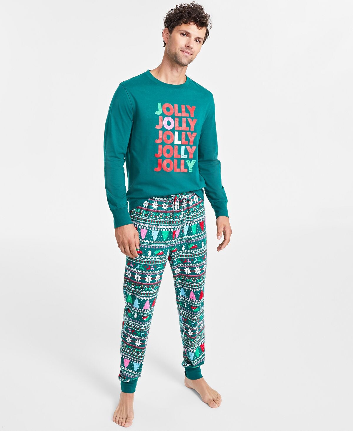 

Мужской пижамный комплект Mix It Jolly Fair Family Pajamas