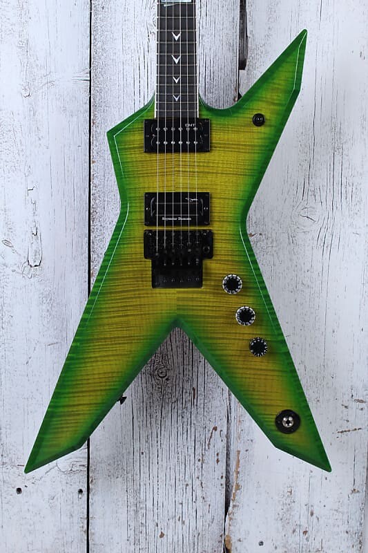 

Электрогитара Dean USA Dime Rebel Flame Top Dime Slime Electric Guitar with Hardshell Case