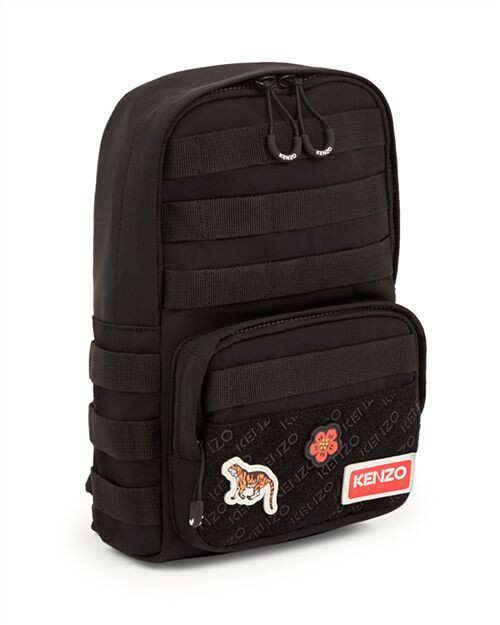 

Рюкзак с нашивкой-логотипом Kenzo, цвет Black