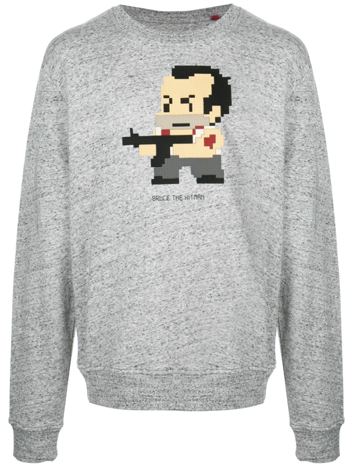 

Mostly Heard Rarely Seen 8-Bit толстовка Bruce The Hitman, серый