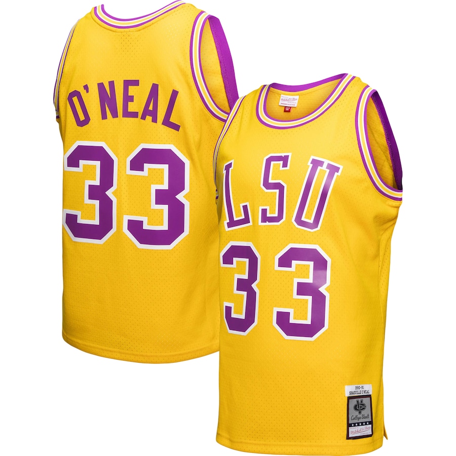 

Джерси Mitchell & Ness Lsu Tigers, золотой