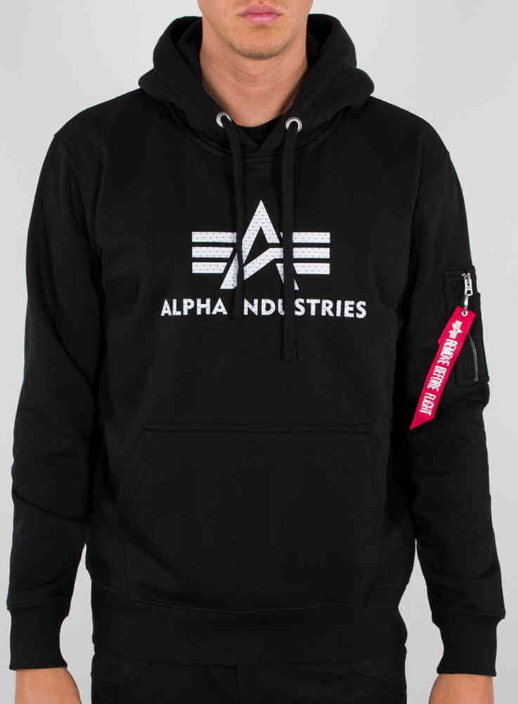 

Толстовка с 3D-логотипом Alpha Industries, черный