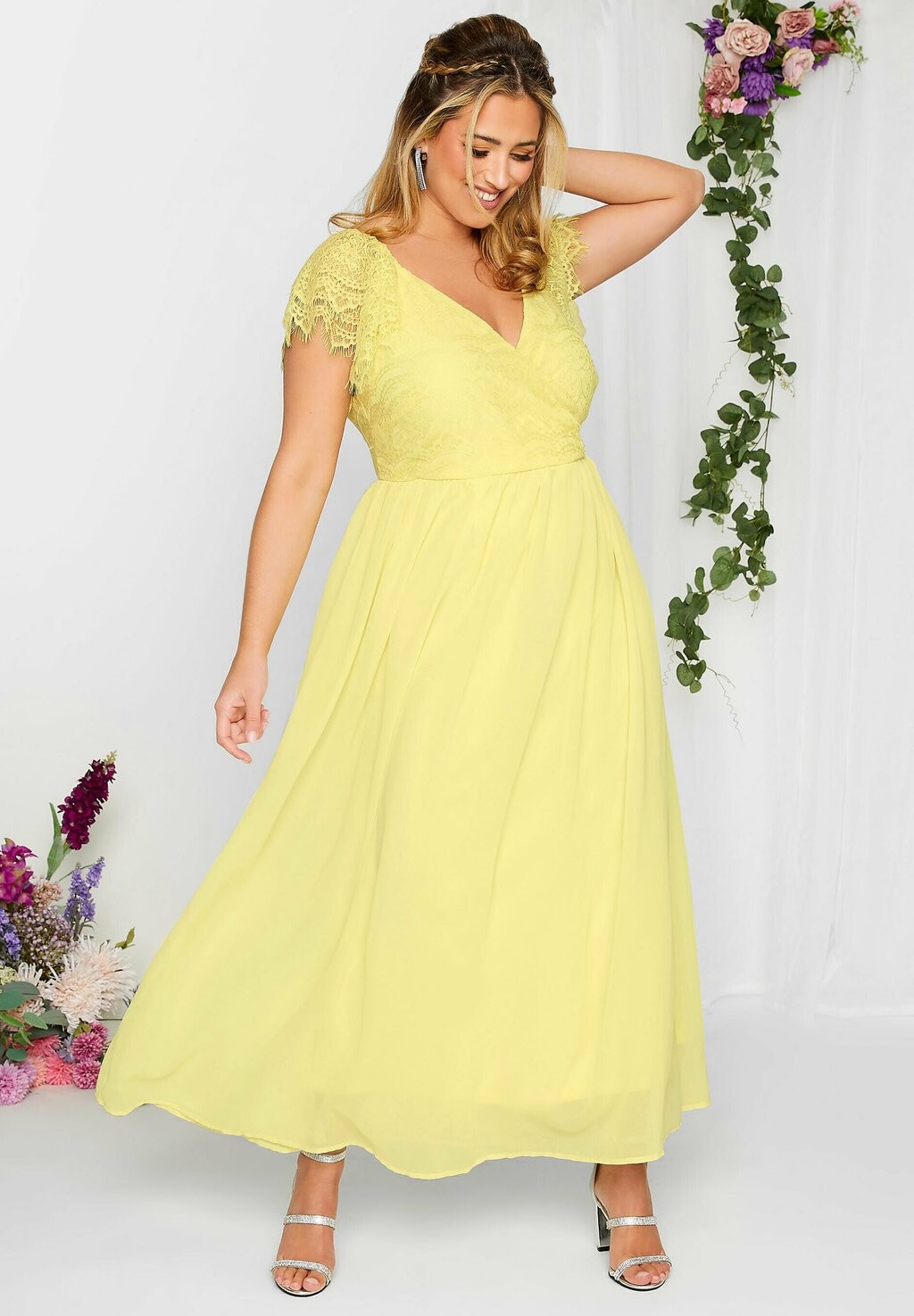 

Вечернее платье Yours Clothing, желтый