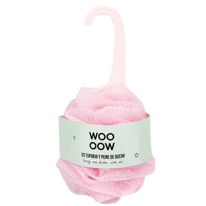 

Набор косметики Set de Esponja de Baño y Peine Woo Oow, Rosa