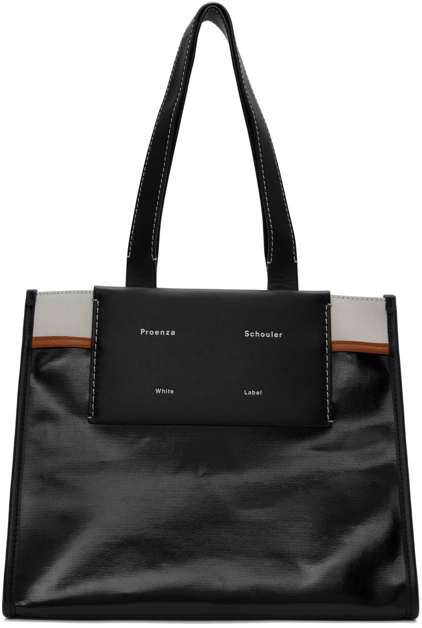 

Черная большая сумка-тоут Morris Proenza Schouler